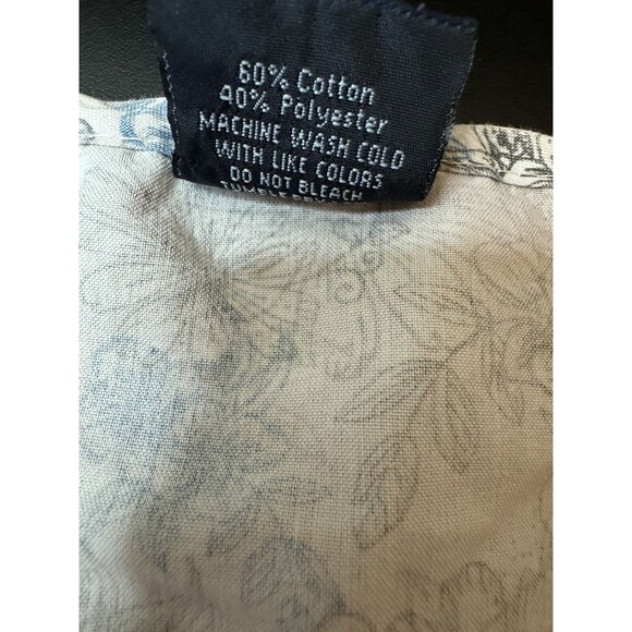 Medgear Scrub Top V Neck - Size Medium - Blue/White /Gray - Medical  Vet Uniform - Picture 6 of 6